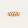 Bague Torsadée Rose Candy