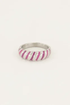 Bague Torsadée Rose Candy