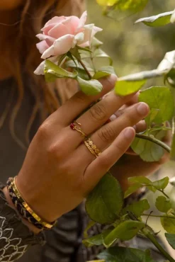 Bague Tressée Vintage Minimaliste