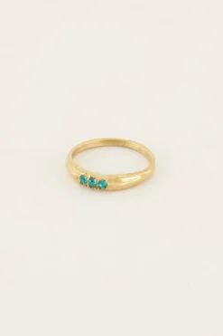 Bague Trois Pierres Azzurro