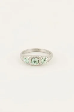 Bague Trois Pierres Mint