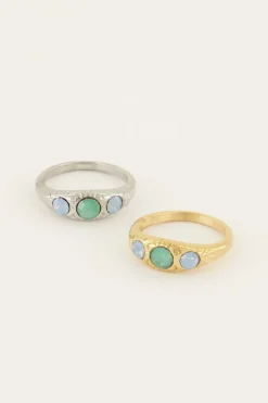 Bague Trois Pierres Ocean