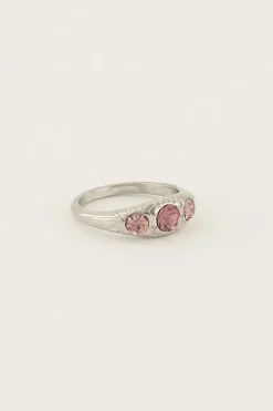 Bague Trois Pierres Strawberry