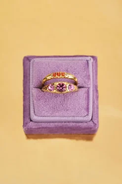 Bague Trois Pierres Strawberry