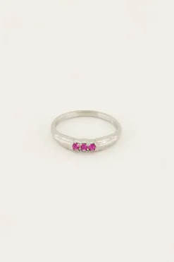 Bague Trois Pierres Very Berry