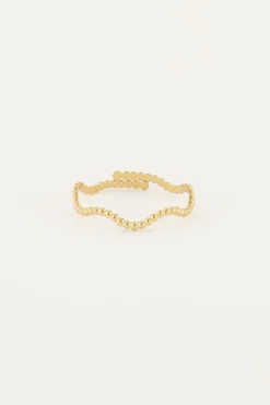 Bague Vague Avec Sphères