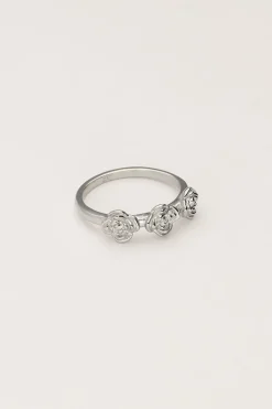 Bague Vintage Avec 3 Roses