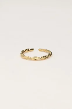 Bague Vintage Avec Grande Torsion