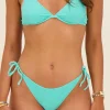 Bas De Bikini Côtelé Bleu