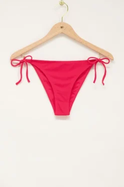 Bas De Bikini Côtelé Rose