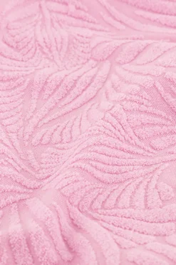 Bas De Bikini Côtelé Rose Pâle