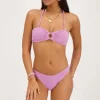 Bas De Bikini Lilas En Lurex