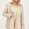 Blazer Beige Satiné
