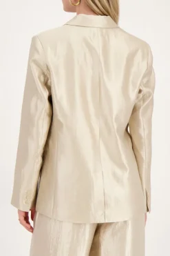 Blazer Beige Satiné