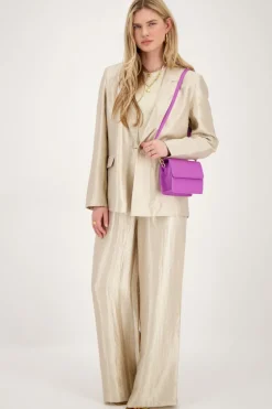 Blazer Beige Satiné