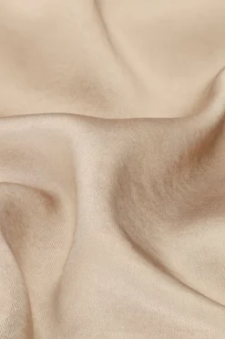 Blazer Croisé Beige Satiné