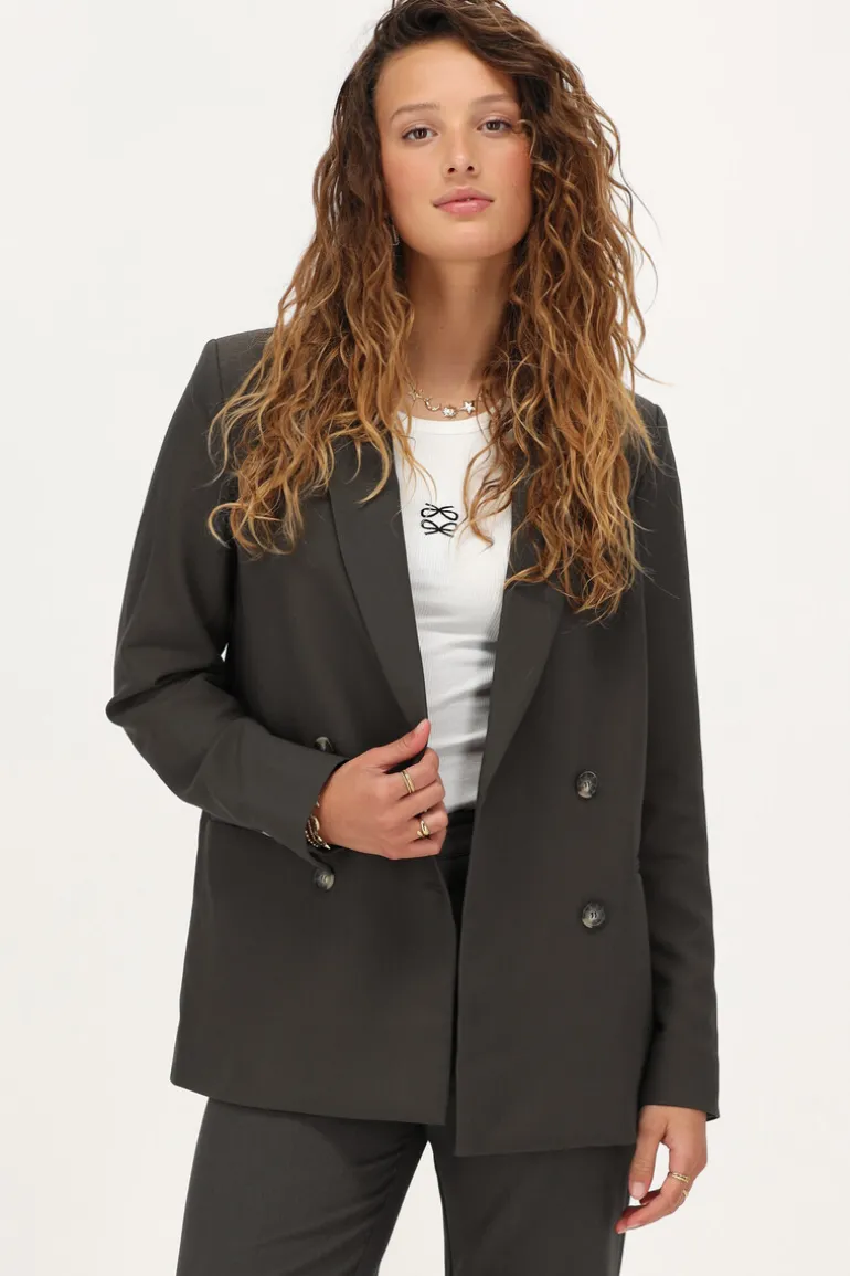 Blazer Croisé Kaki
