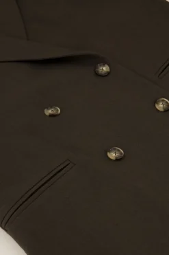 Blazer Croisé Kaki