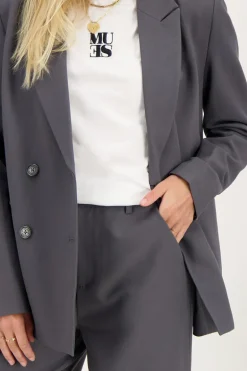 Blazer Gris Croisé