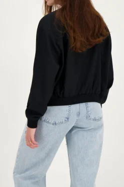 Bomber Noir Avec Poches