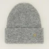 Bonnet Gris En Maille