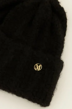 Bonnet Grosse Maille Noir