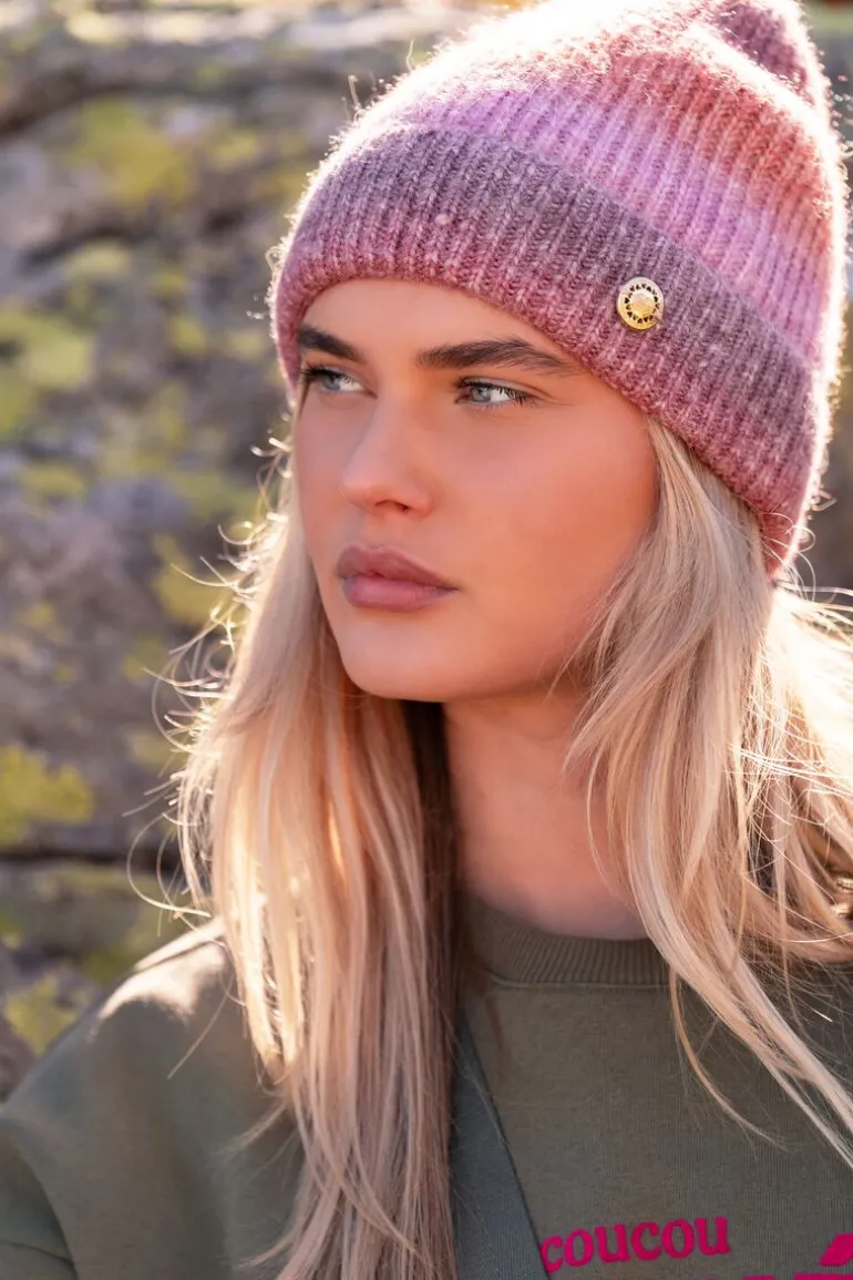 Bonnet Multicolore Avec Motif Spacedye
