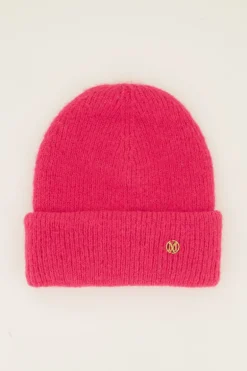 Bonnet Rose En Maille