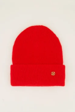 Bonnet Rouge En Maille