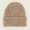 Bonnet Taupe En Maille