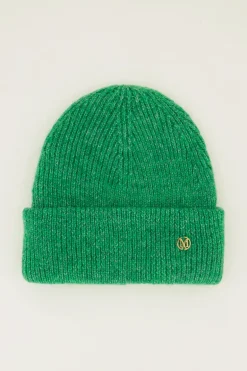 Bonnet Vert En Maille