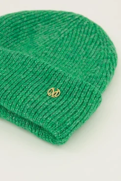 Bonnet Vert En Maille