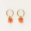 Boucle D'oreille Avec Grappe De Raisin Orange