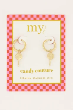 Boucles D'oreilles « Candy Couture » Sucettes