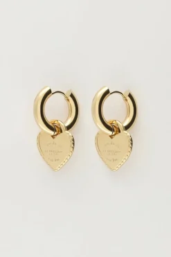 Boucles D'oreilles « Candy Couture » Avec Grands Cœurs
