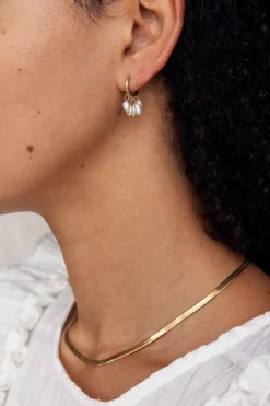 Boucles D'oreilles à Cinq Perles
