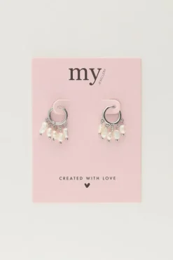 Boucles D'oreilles à Cinq Perles