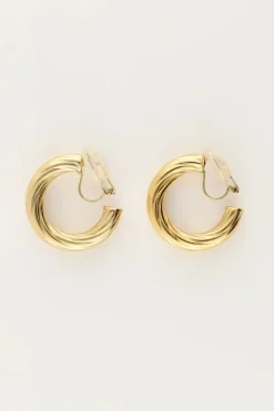 Boucles D'oreilles à Clip Petites Avec Torsade Massive