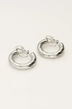 Boucles D'oreilles à Clip Petites Avec Torsade Massive