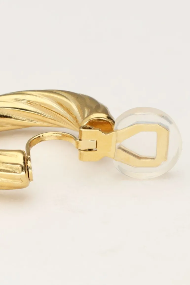 Boucles D'oreilles à Clip Petites Avec Torsade Massive