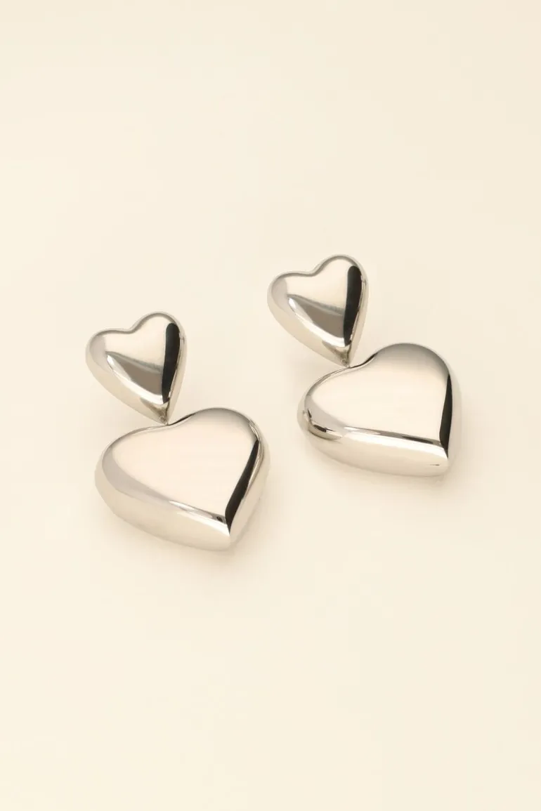 Boucles D'oreilles à Coeurs