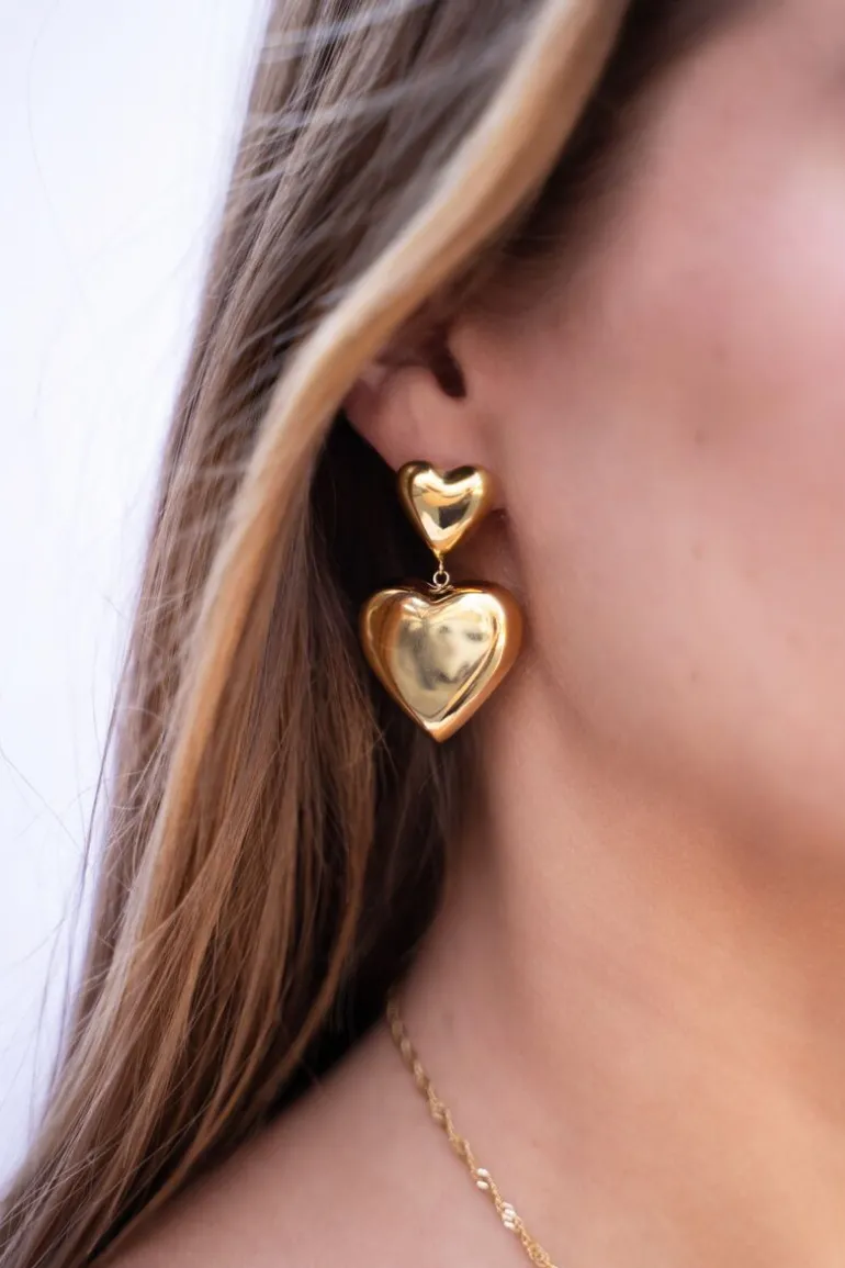Boucles D'oreilles à Coeurs