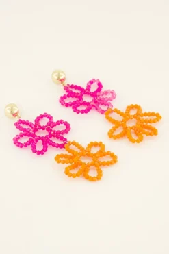 Boucles D'oreilles à Fleurs Tendance