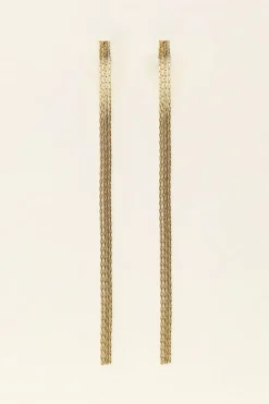 Boucles D'oreilles 3 Longues Chaînes Universe