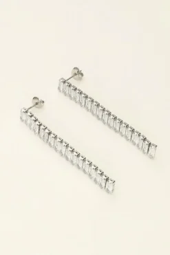 Boucles D'oreilles à Pierres Rectangulaires Universe