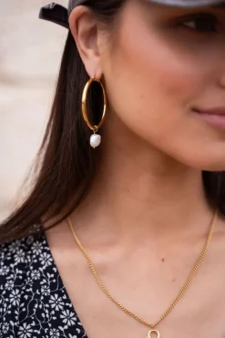 Boucles D’oreilles Avec Breloque Pure Love
