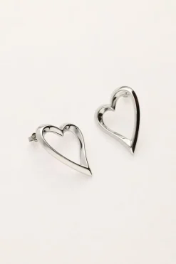 Boucles D'oreilles Avec Cœur Ouvert