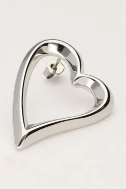 Boucles D'oreilles Avec Cœur Ouvert