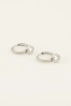 Boucles D’oreilles Avec Pendentif En Cœur