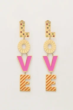 Boucles D'oreilles Candy Love Rose